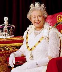 Formal portrait of The Queen